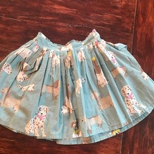 Mini Boden girls skirt. Puppies/ dogs!